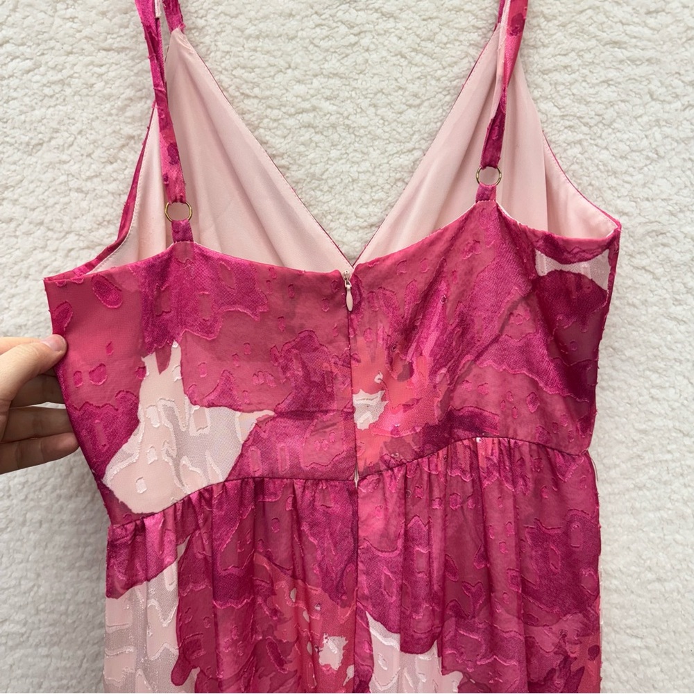 Size 2 - Slate & Willow - Pink Floral Jumpsuit Rent the Runway RTR $260 msrp - Picture 10 of 14